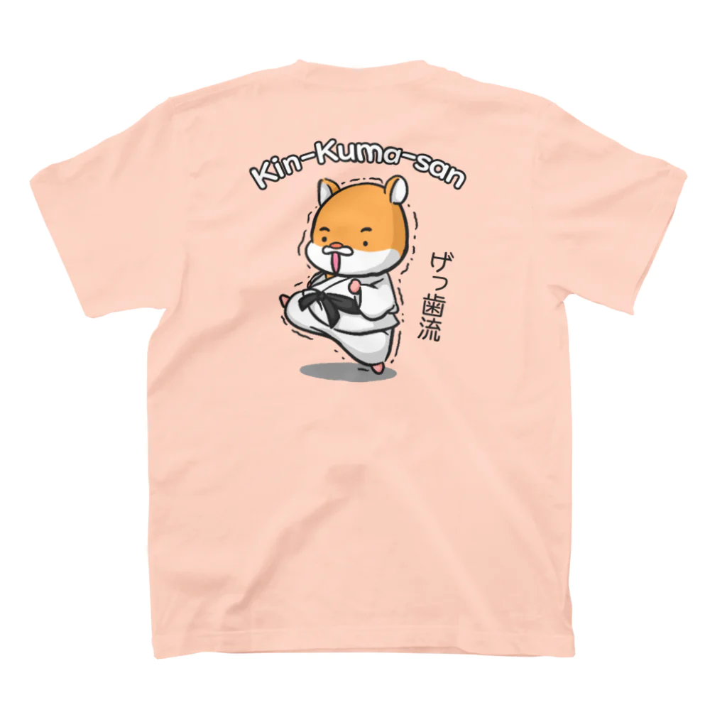 Kickn_lucky_personのKIN-KUMA-SAN Regular Fit T-Shirtの裏面