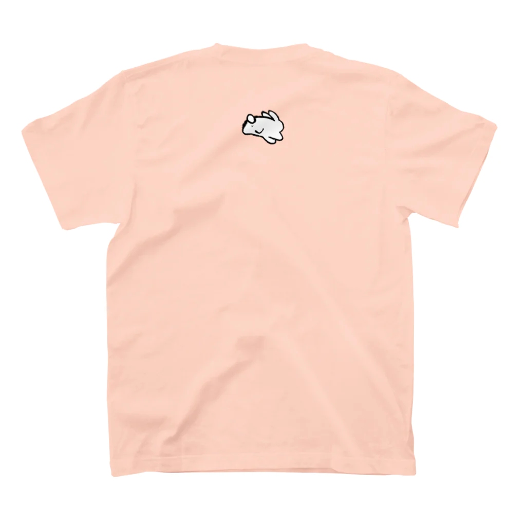 ななうさ's shopのうさぎとびはねシリーズ スタンダードTシャツの裏面