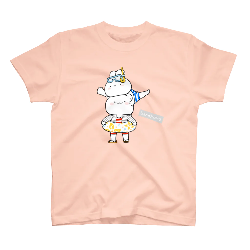 ゆる×ラブ♡うさっくまSHOP(usakkuma-Shop)のなつやすみ スタンダードTシャツ