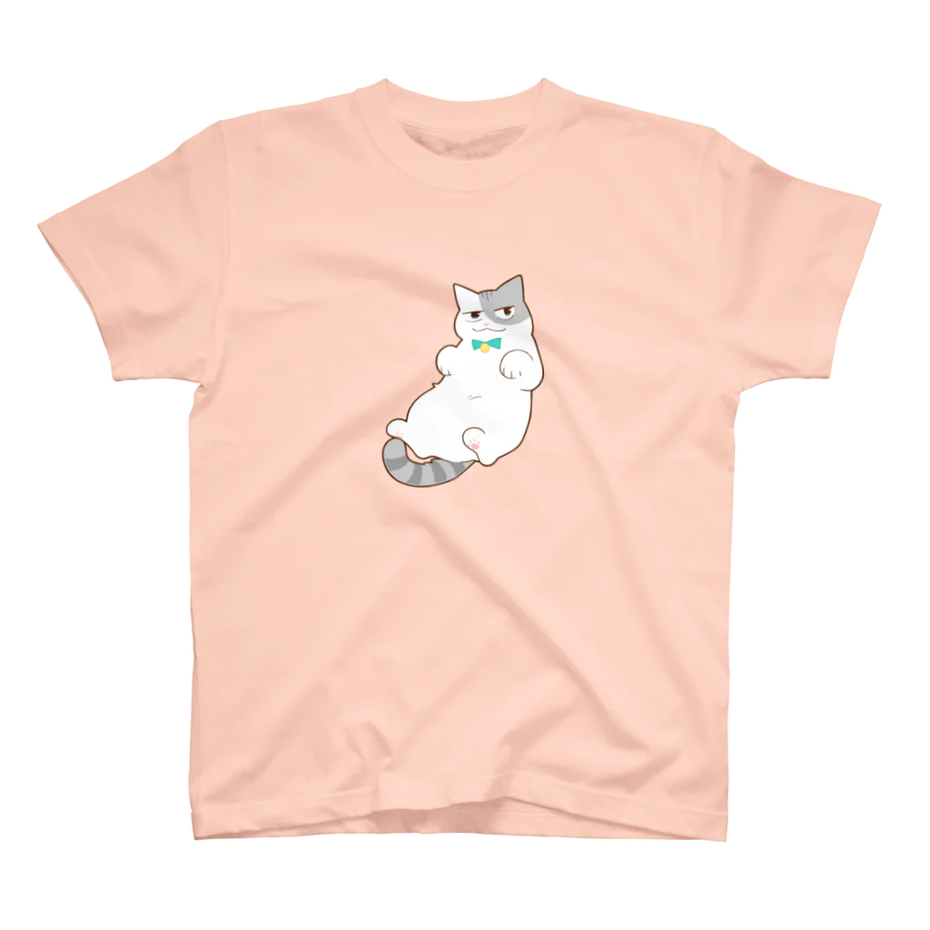 清水めりぃの【ブラ猫】モフ田くんのTシャツ スタンダードTシャツ