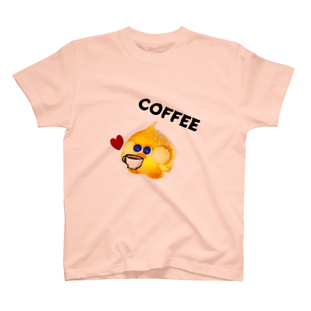 SquareHeadFactoryのMaru　CoffeeTime スタンダードTシャツ