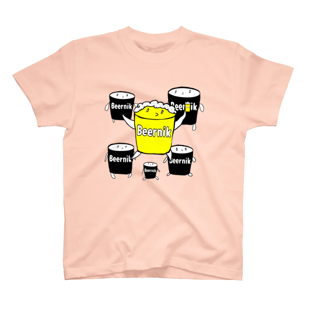 マキロン公式グッズ独占販売店のビールニクンとカラコップン Regular Fit T-Shirt