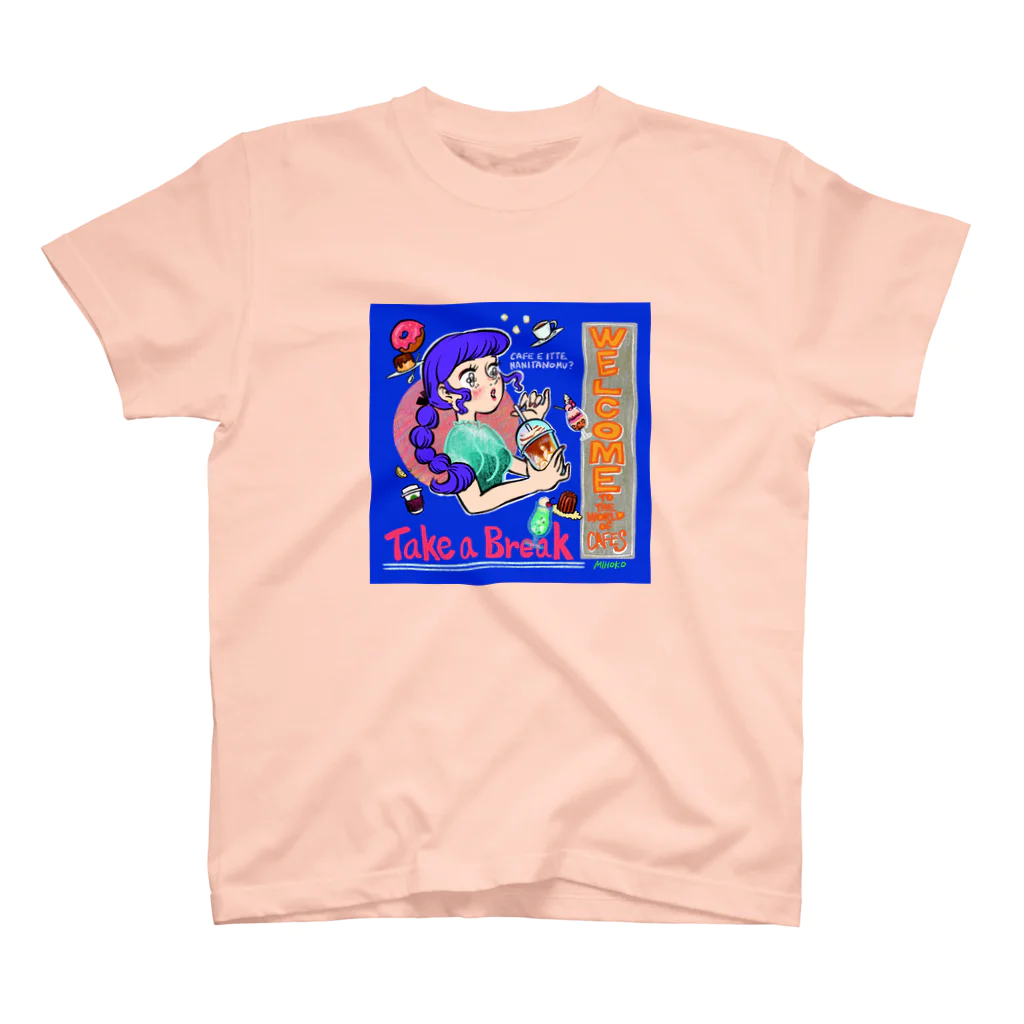 きらきら がーるずのカフェへ行きたい！ スタンダードTシャツ