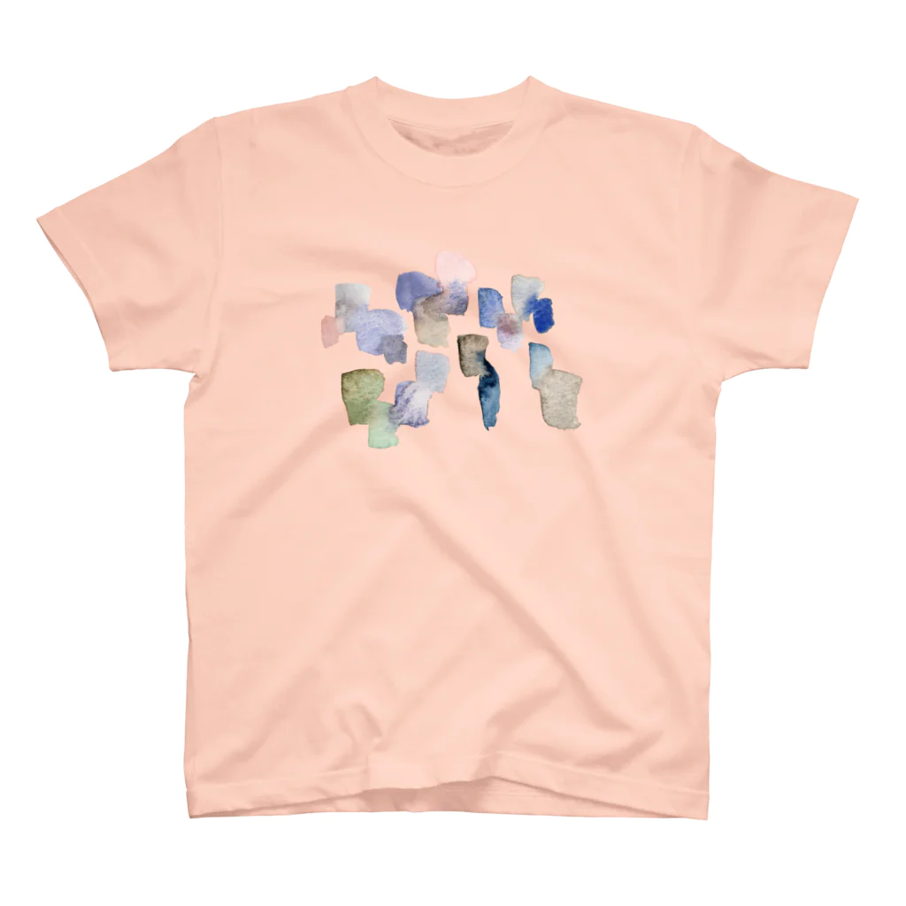 c5watercolorの水彩ペイント・くすみ系ニュアンスカラー Regular Fit T-Shirt