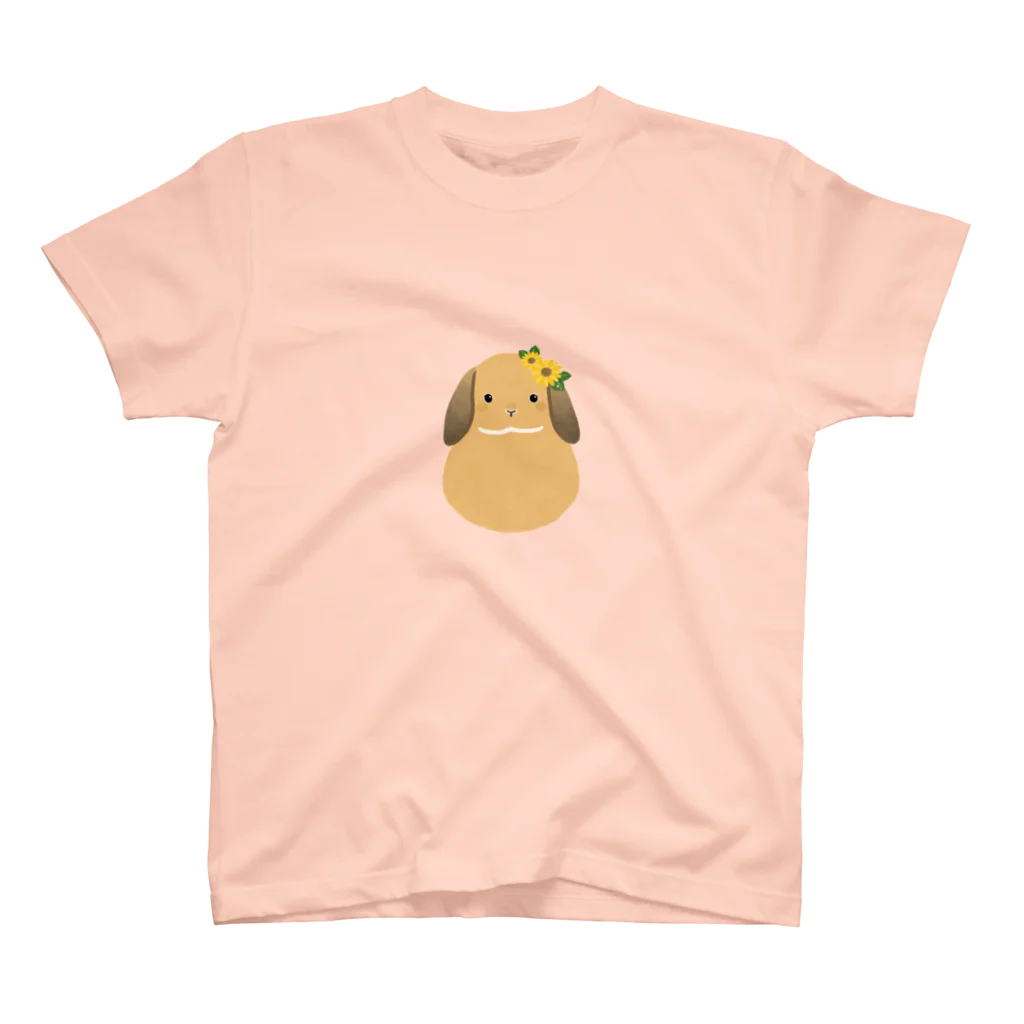 ころちゃんのおうち🐰🏠うさぎグッズのうさぎのぷぅちゃん スタンダードTシャツ