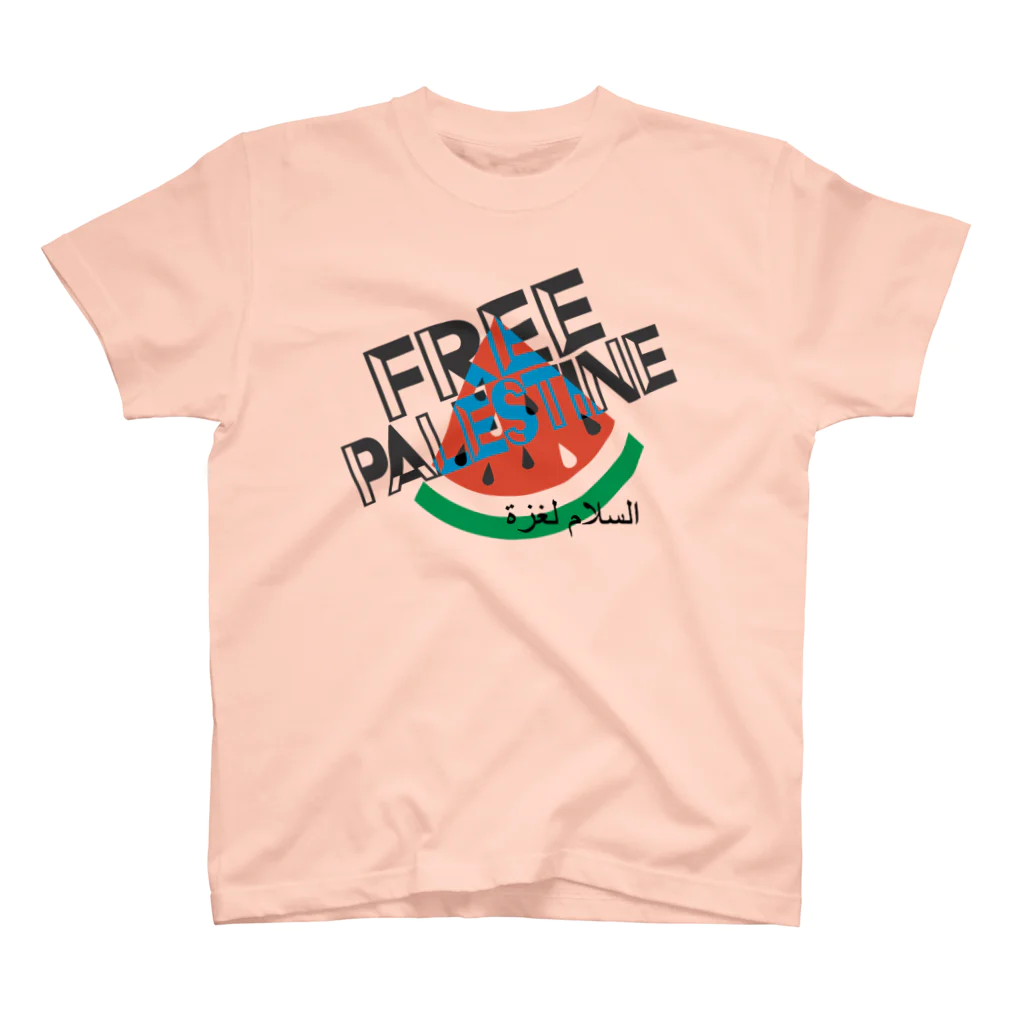 otemochanのFREE PALESTINE Regular Fit T-Shirt