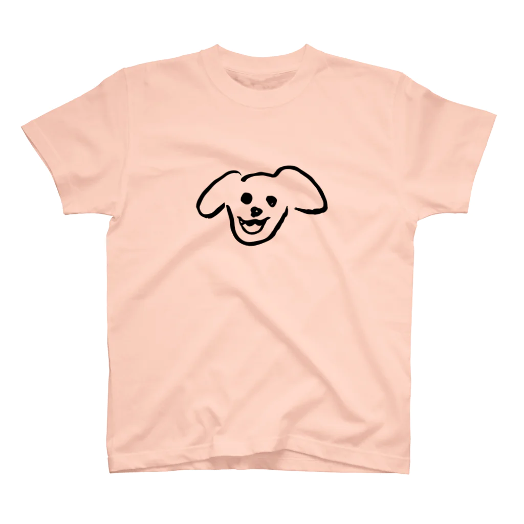 羊の監視員のうちの犬（笑み）（Tシャツ） スタンダードTシャツ