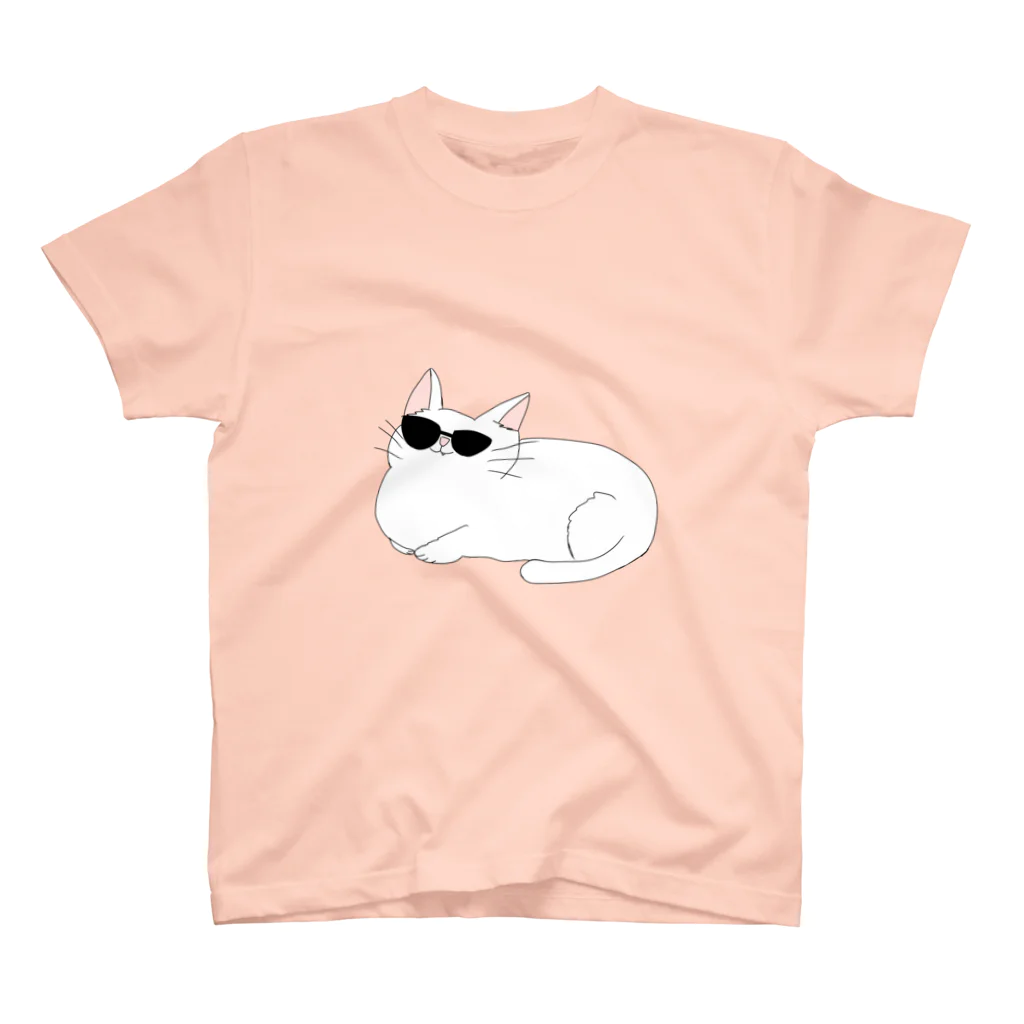 MOCHI Shopのカッコつけたいにゃんこ スタンダードTシャツ