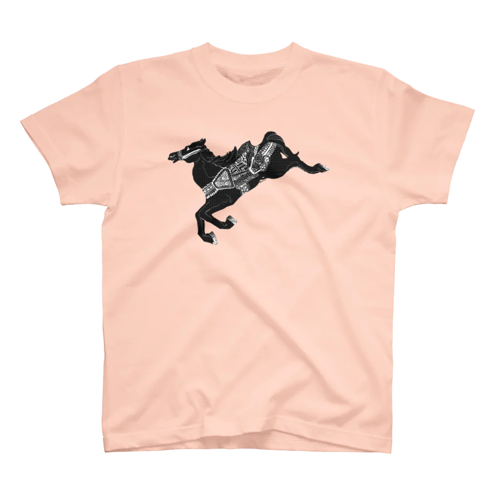 edamilly/エダミリのメリーゴーラウンドの馬 スタンダードTシャツ