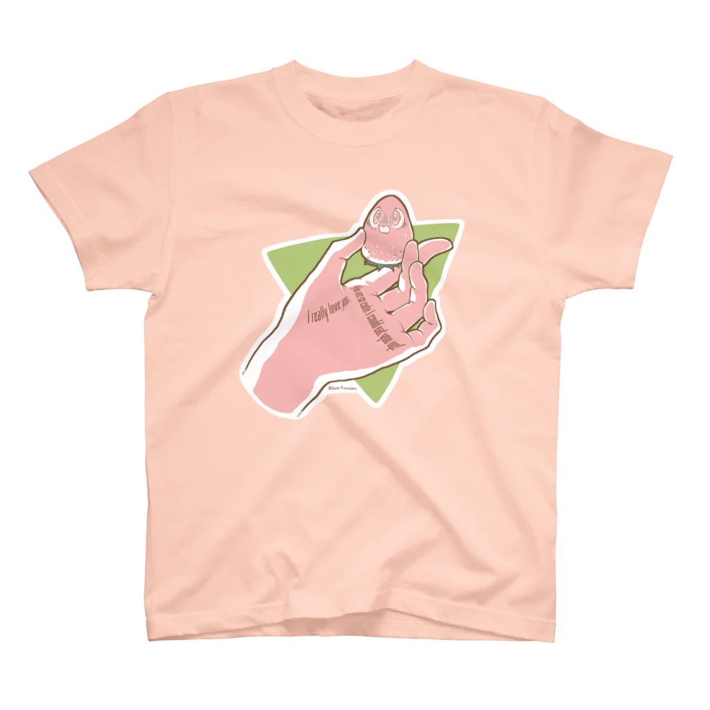 もしもふ/moshimofuのかわいいイチゴちゃん Regular Fit T-Shirt