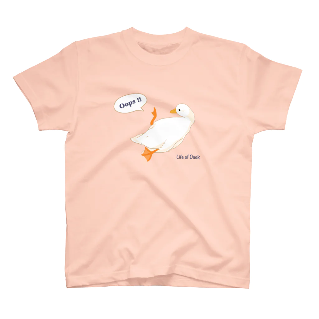 Life of Duck のOops!! スタンダードTシャツ