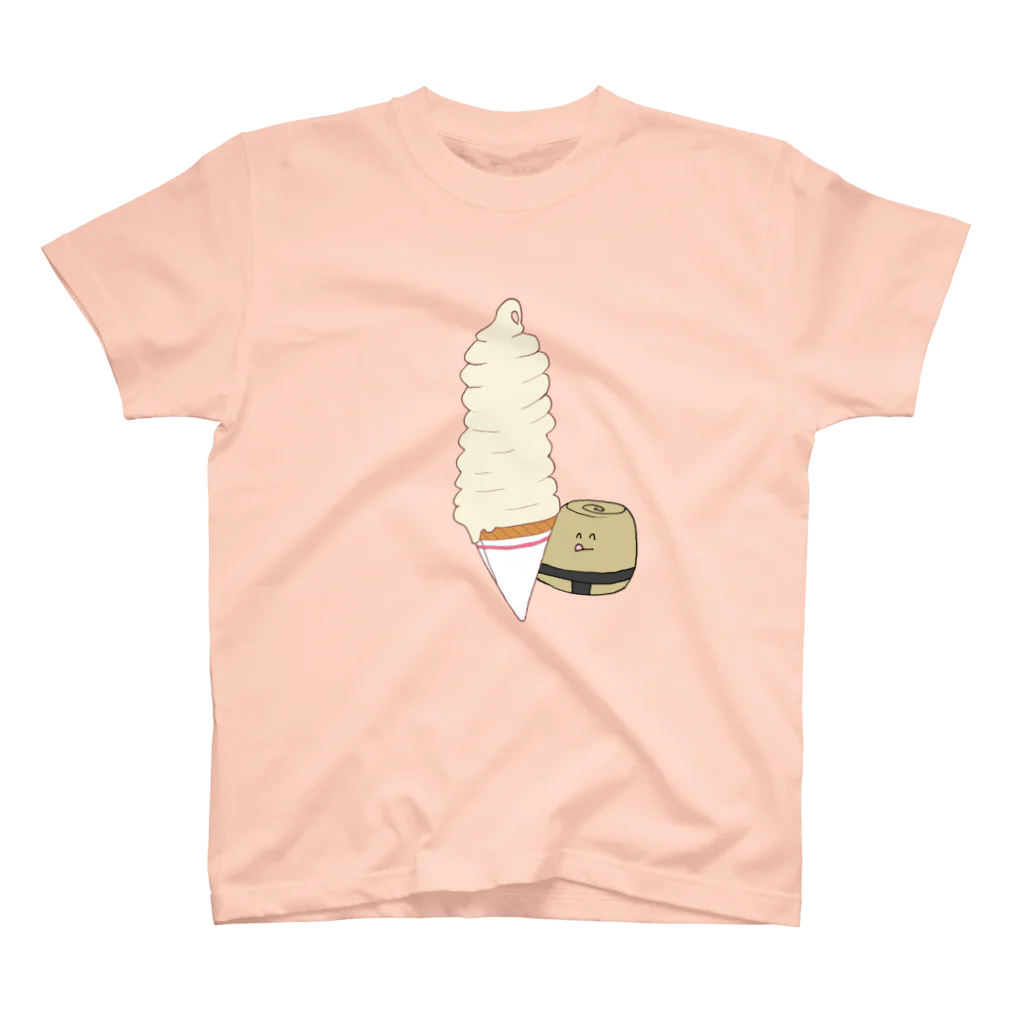 ぱくぱくショップのソフトクリーム スタンダードTシャツ