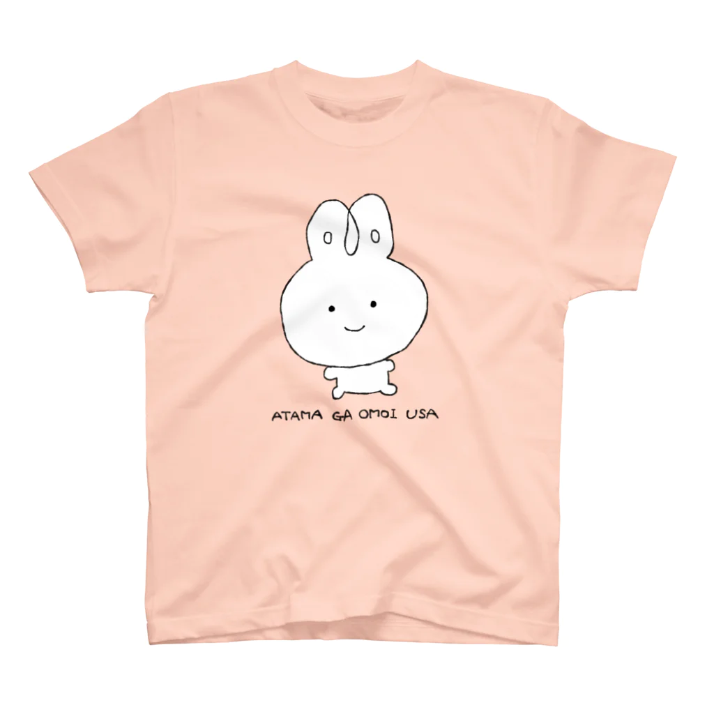 tsutteの頭が重いうさ スタンダードTシャツ