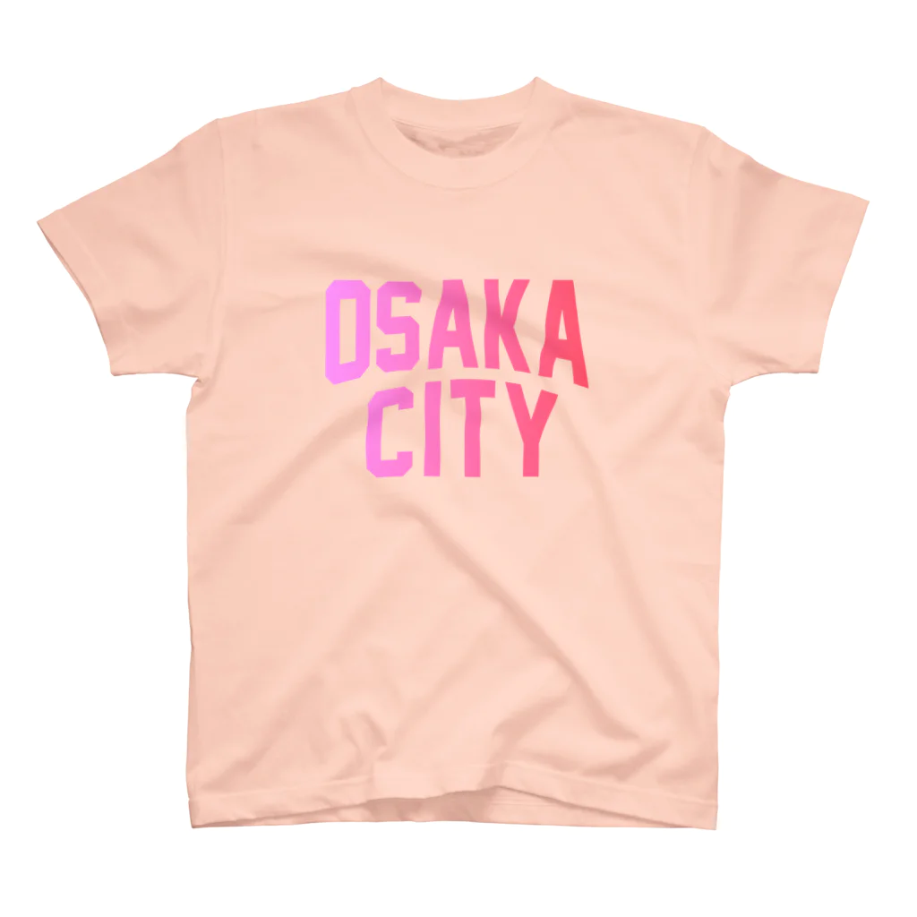 JIMOTO Wear Local Japanの大阪市 OSAKA CITY スタンダードTシャツ