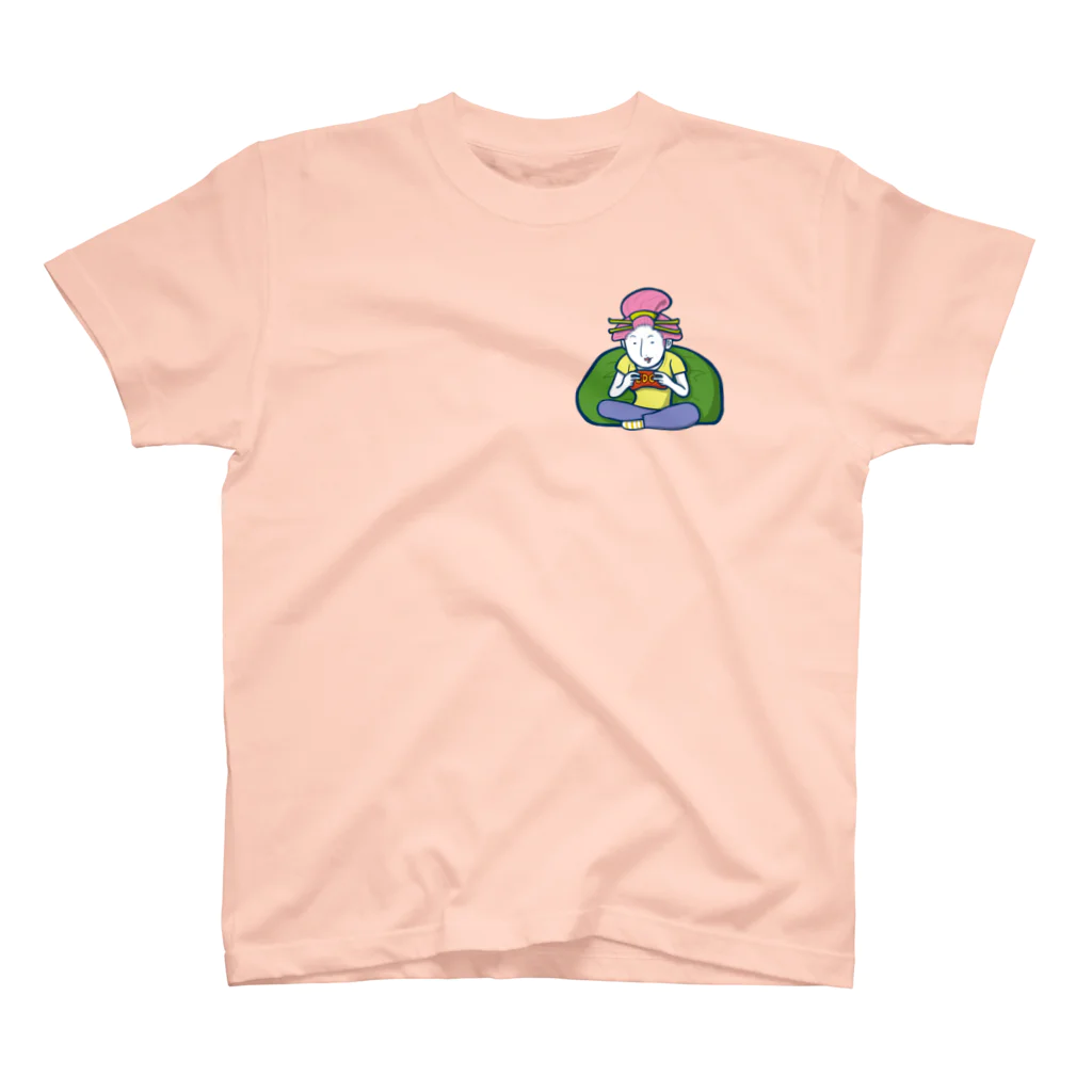 Oedo CollectionのGaming Girl／濃色Ｔシャツ Regular Fit T-Shirt