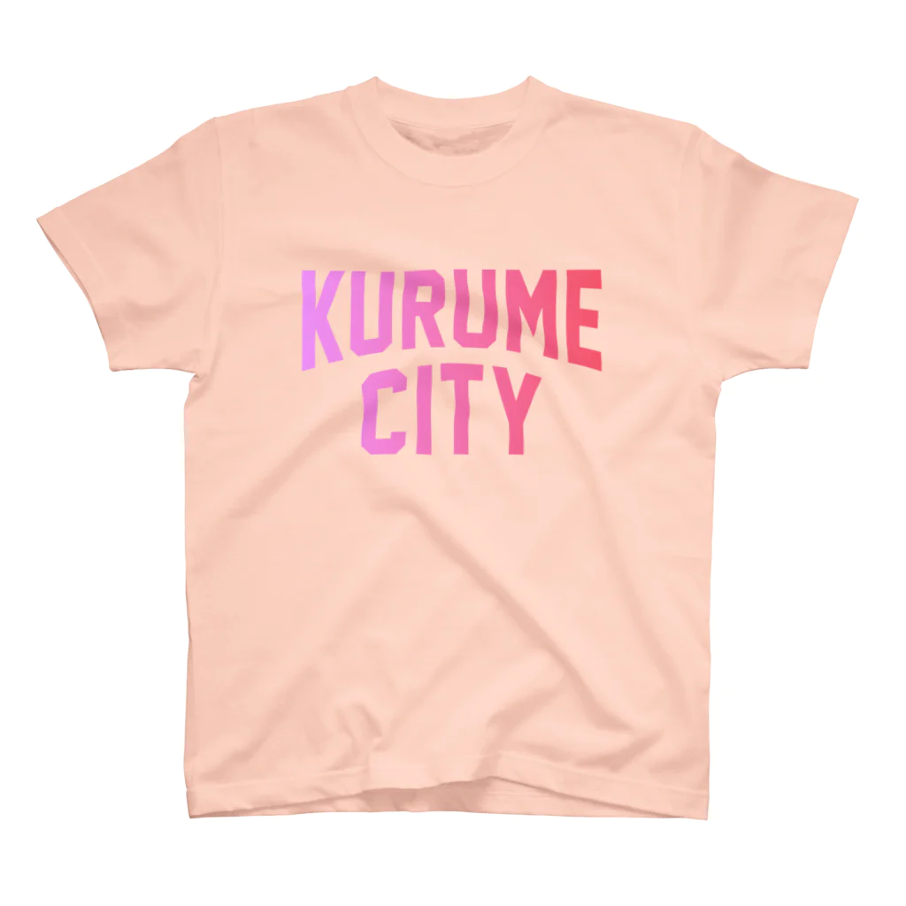 JIMOTO Wear Local Japanの久留米市 KURUME CITY Regular Fit T-Shirt