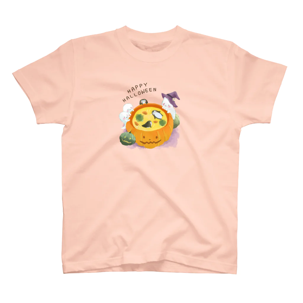 koko's art galleryのしろくまちゃんとかぼちゃのスープ スタンダードTシャツ