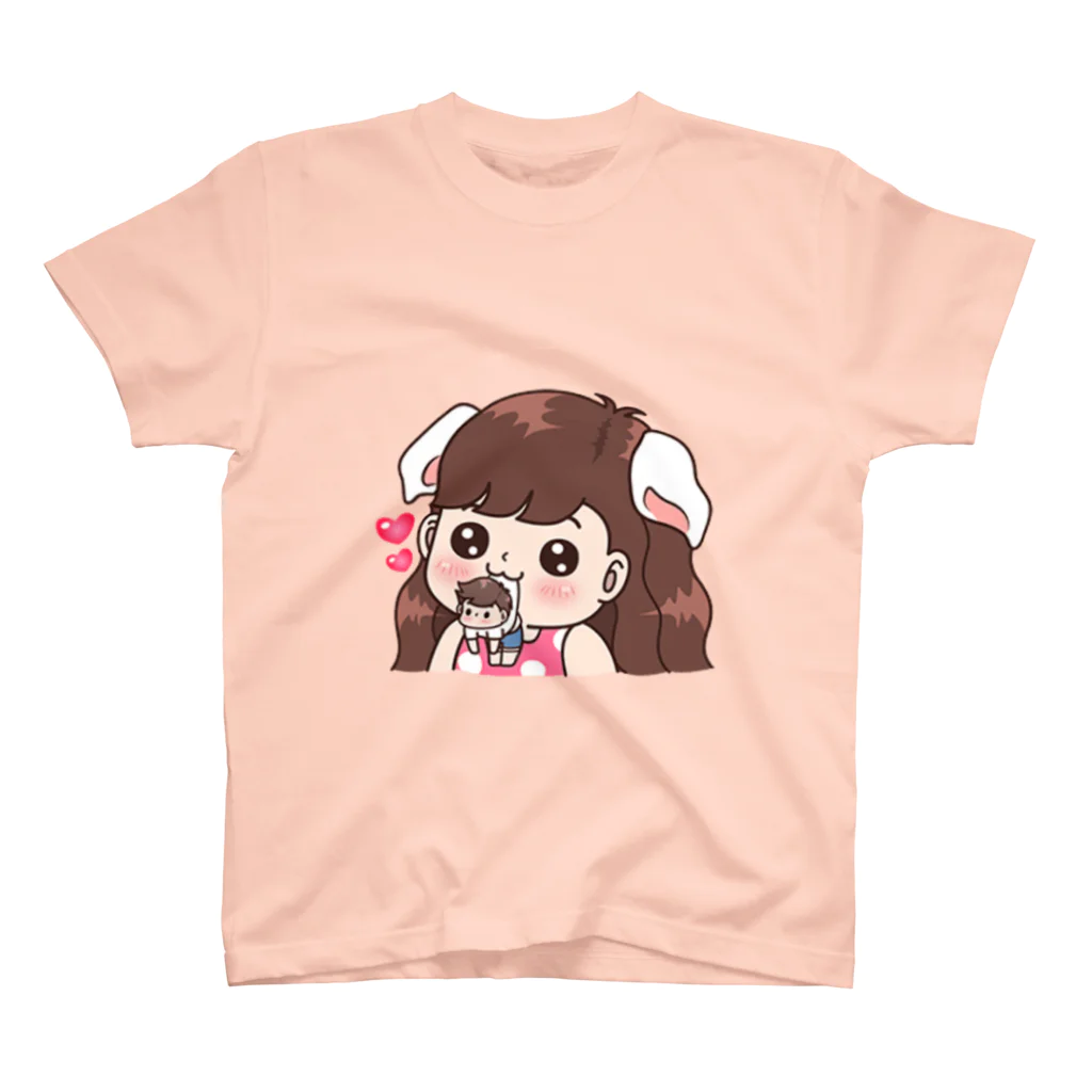 Falcon❤︎の子犬系少女あまがみ スタンダードTシャツ