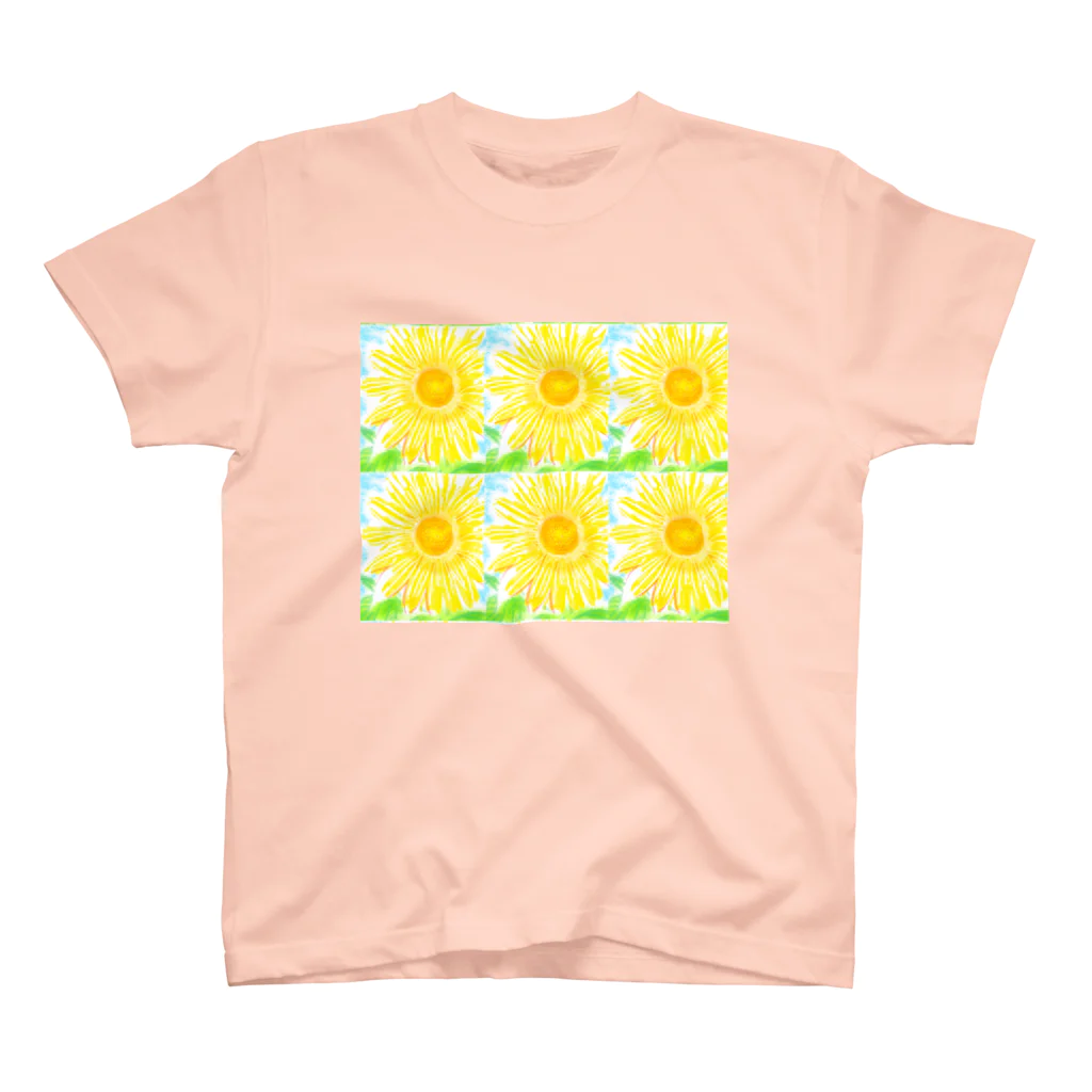 ✨🌈✨ユラクラカン🇯🇵 ✨🌈✨の🌻夏休み日記のひまわり🌻 Regular Fit T-Shirt