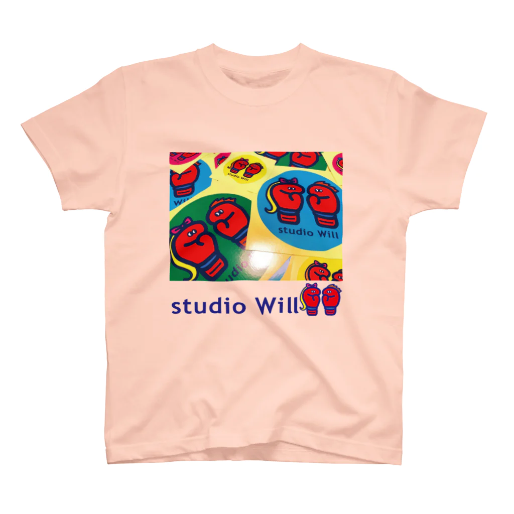 総合格闘技・フィットネス studio Willの studio Will×INGRID カラフルオリジナルTシャツ_A スタンダードTシャツ