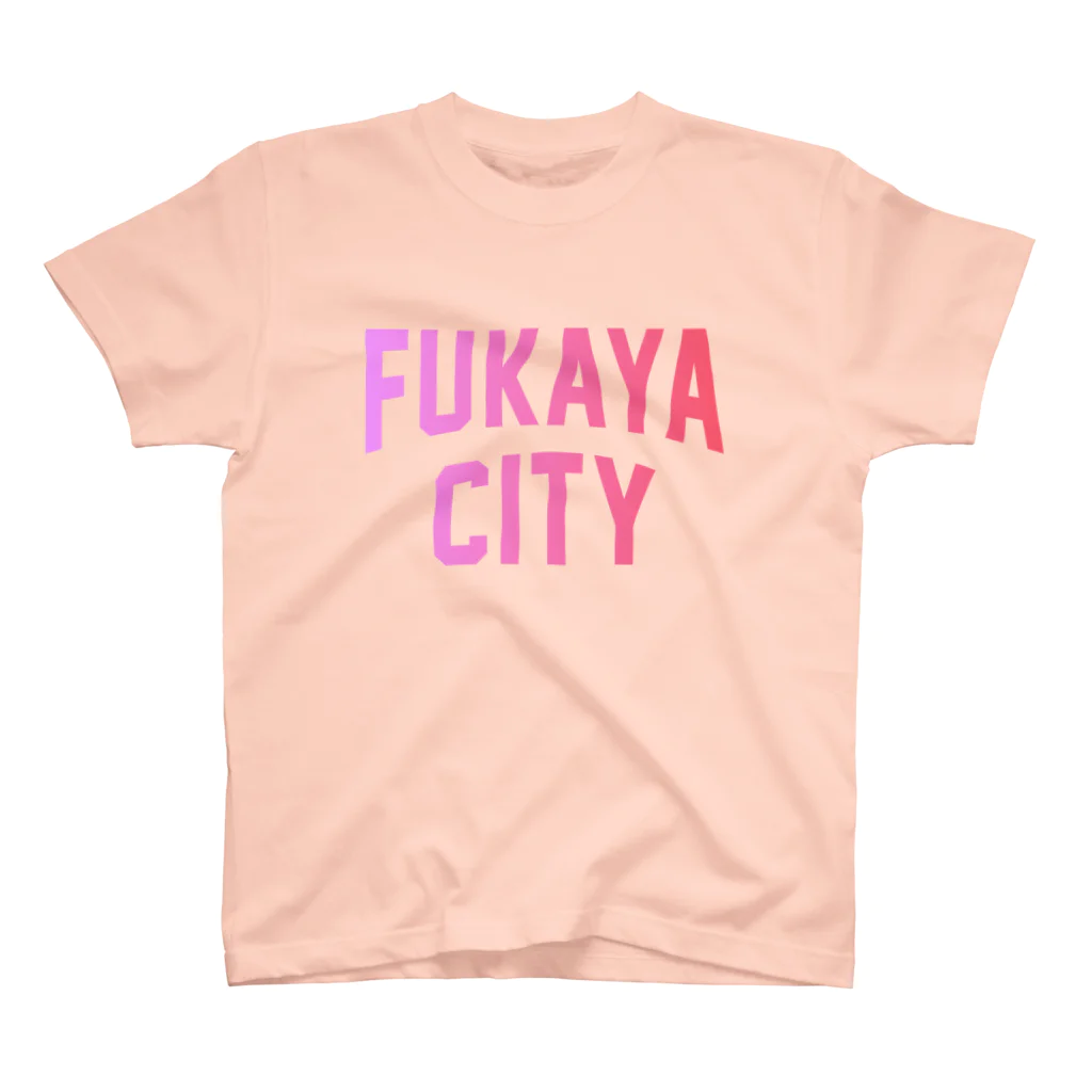 JIMOTO Wear Local Japanの深谷市 FUKAYA CITY スタンダードTシャツ