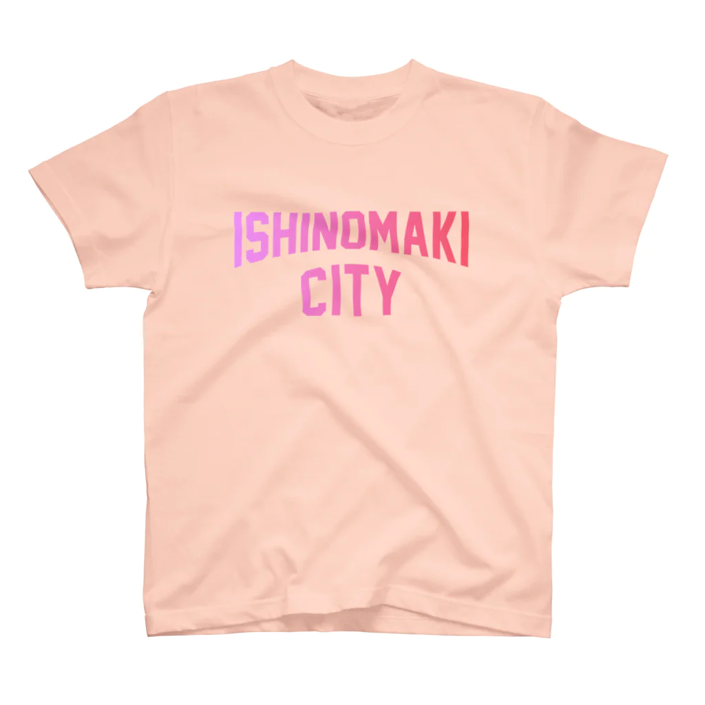 JIMOTO Wear Local Japanの石巻市 ISHINOMAKI CITY Regular Fit T-Shirt