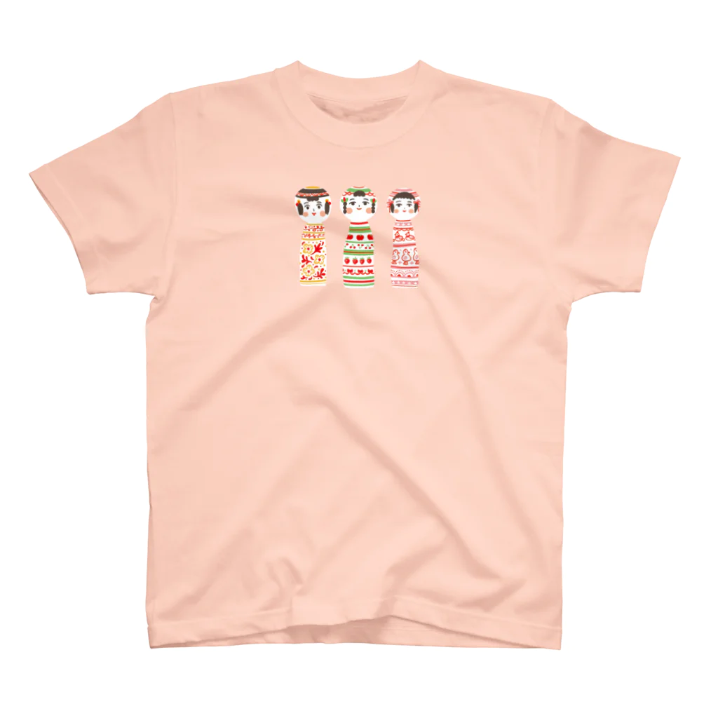 いも太郎のこけし三人娘 スタンダードTシャツ