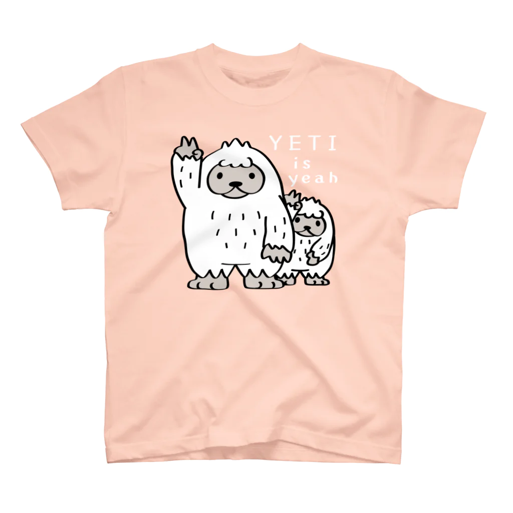 イラスト MONYAAT のイエティのイエ～イ　B スタンダードTシャツ