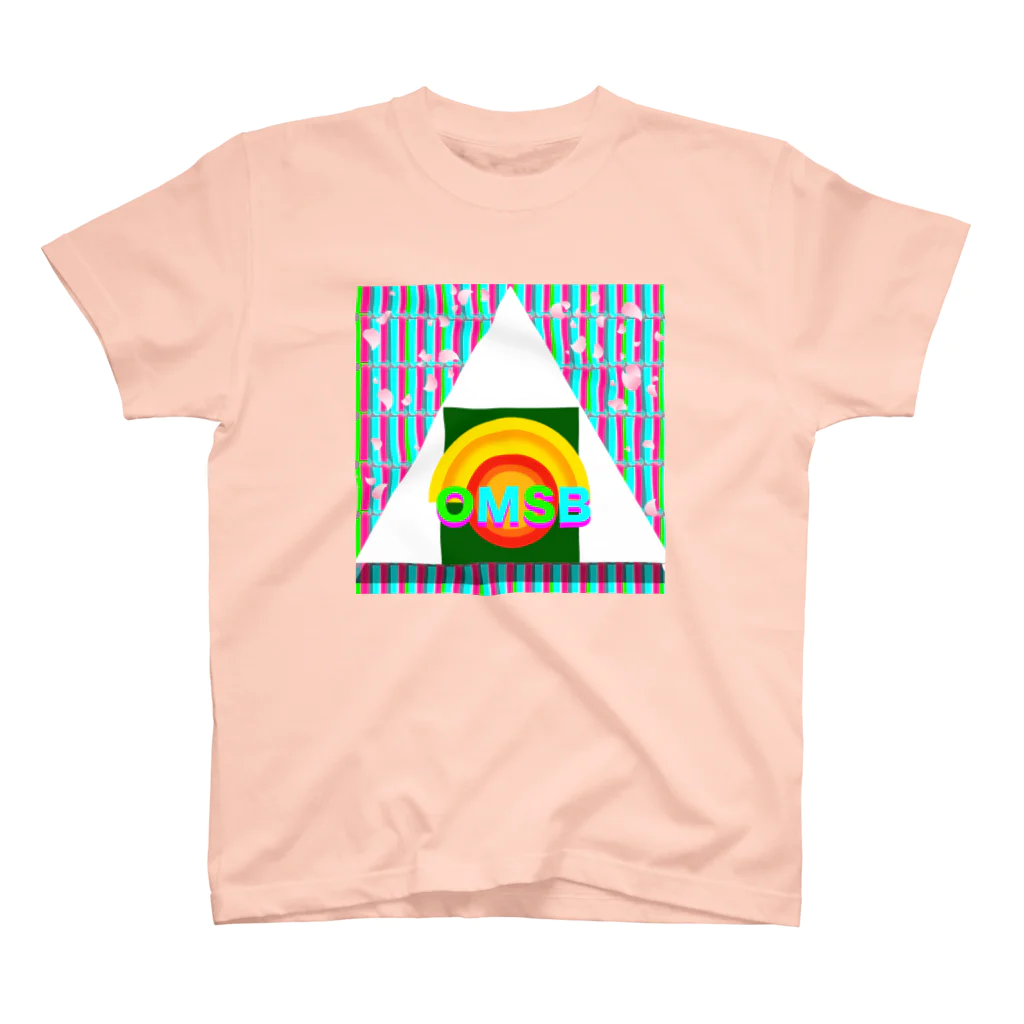 ✨🌈✨ユラクラカン🇯🇵 ✨🌈✨の🍙OMSB🌅🌸🍙桜結び 🌅 スタンダードTシャツ