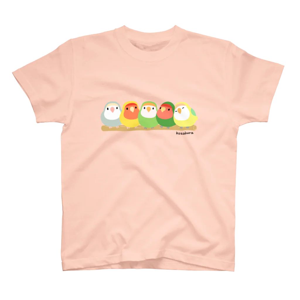 TeaDrop.Cのコザクラインコ５ スタンダードTシャツ