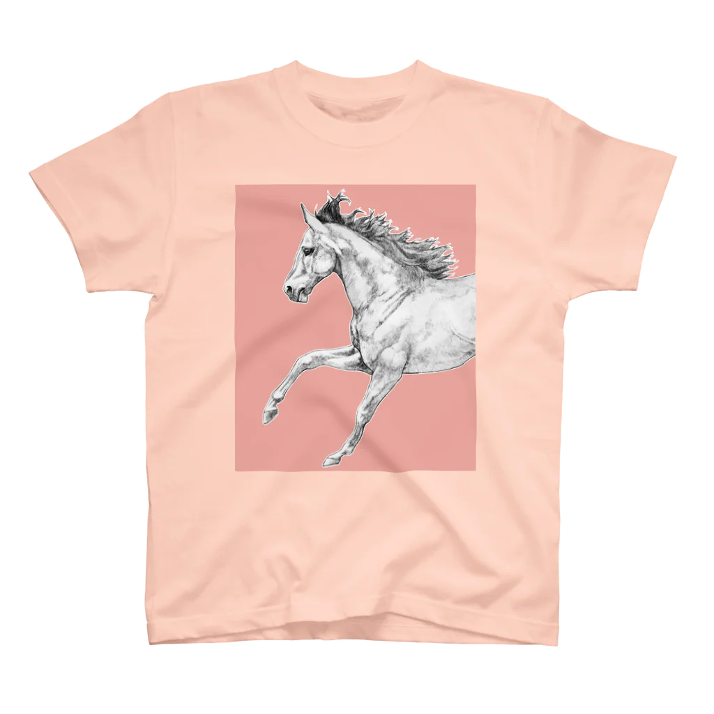 馬の絵の画家　斉藤いつみの馬の素描Tシャツ10 Regular Fit T-Shirt