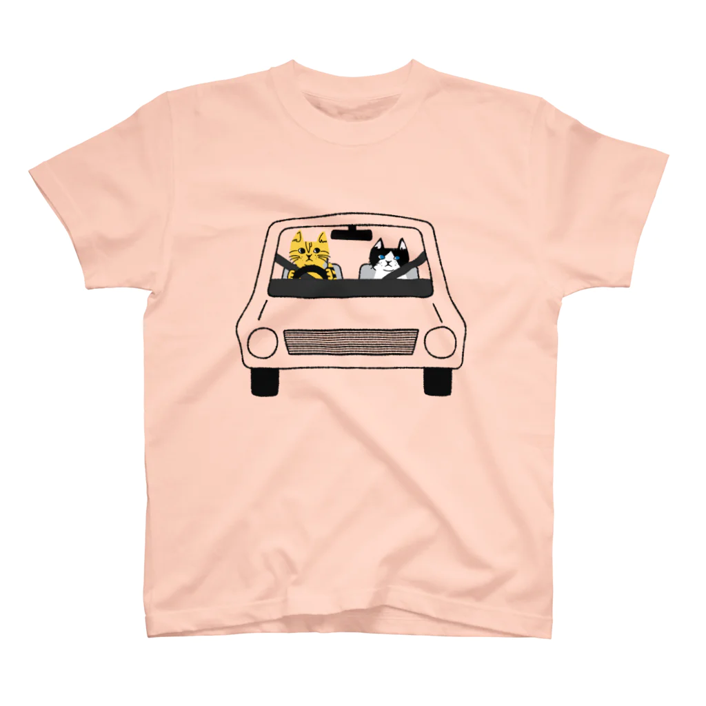 mapechiのトラネコしまお、今日はドライブに行こうや Regular Fit T-Shirt