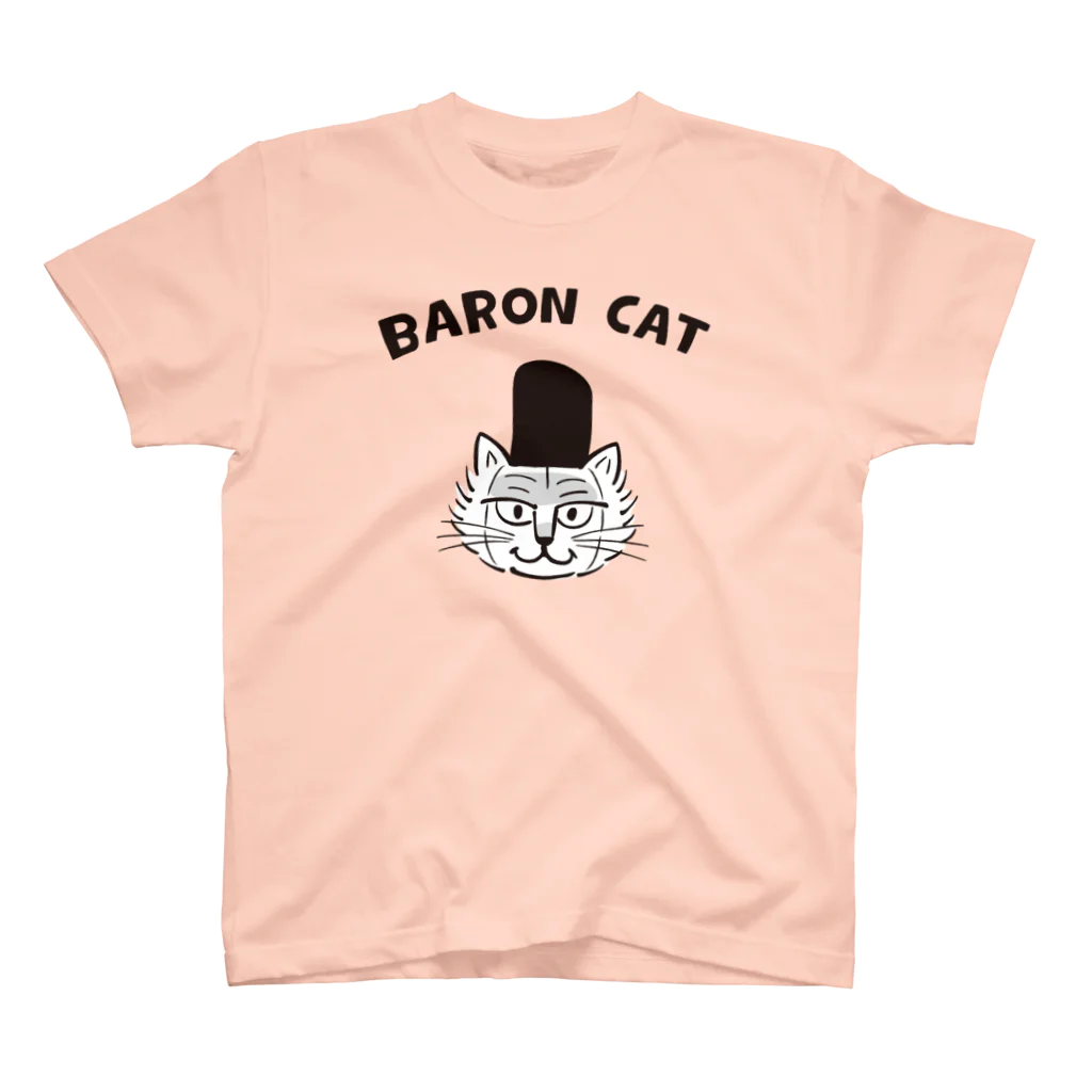 TOPECONHEROESのBARON CAT GIGA スタンダードTシャツ