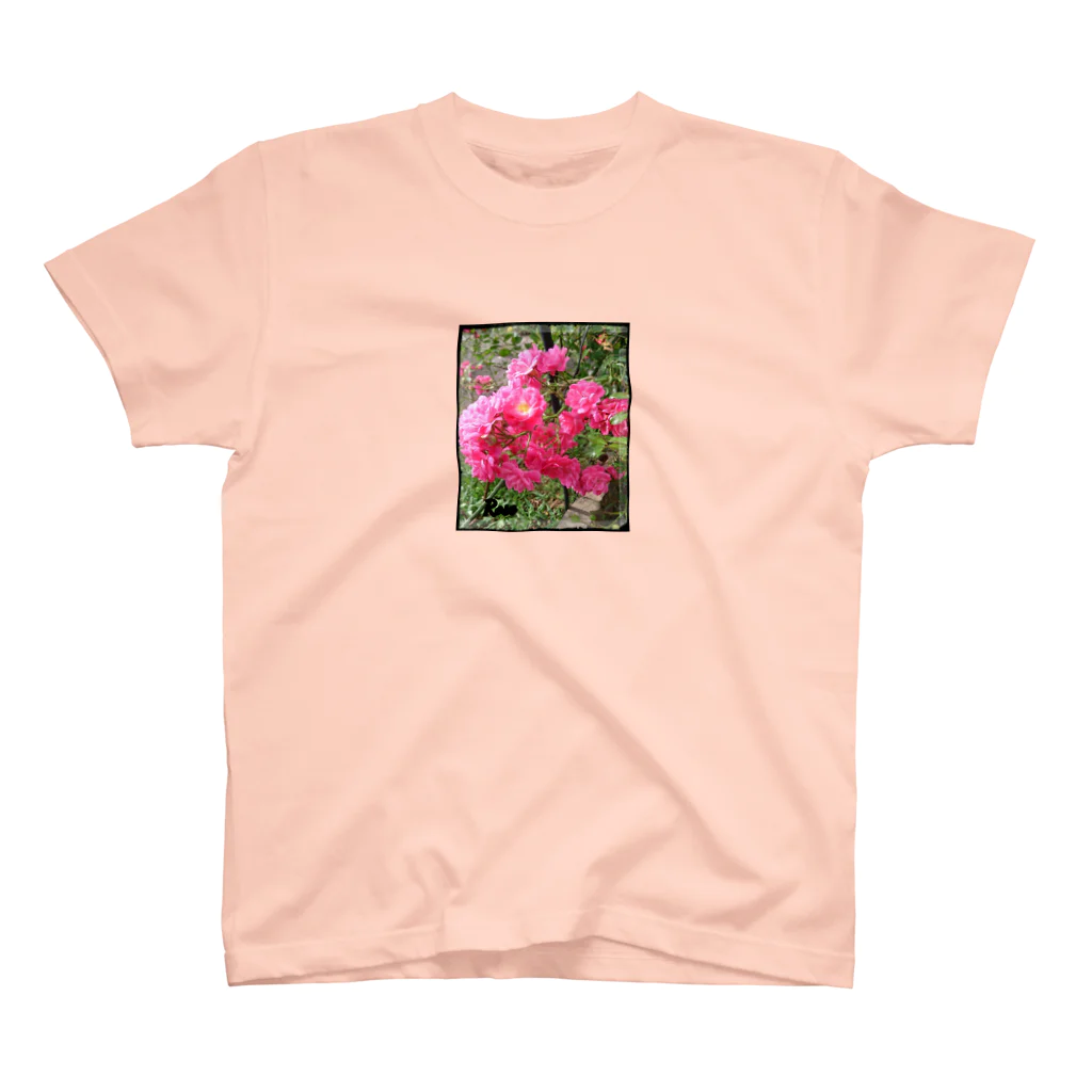 水彩屋の生Rose🌹 スタンダードTシャツ