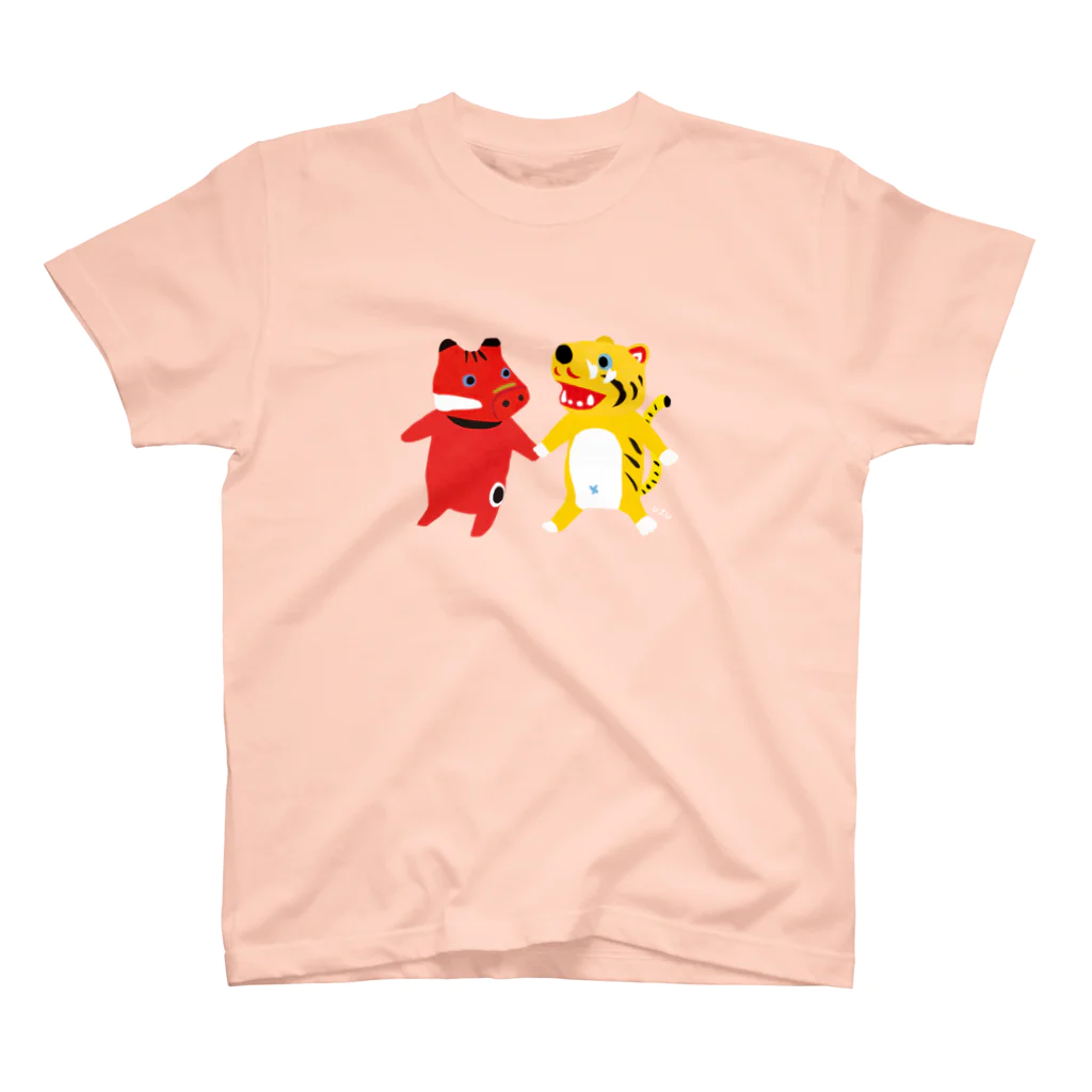 おばけ商店のTOYTOY＜赤べこと張り子の虎＞ Regular Fit T-Shirt