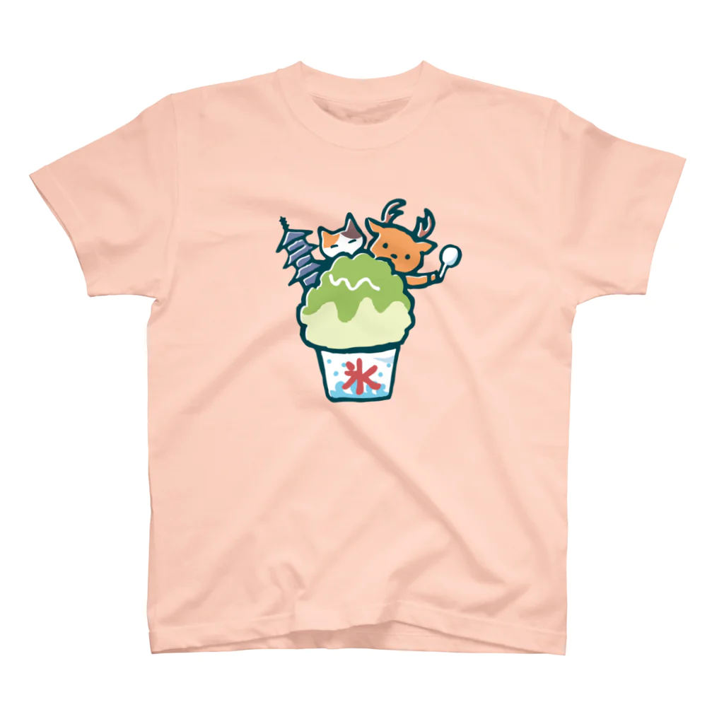 あずき缶のかき氷-若草山の夏- Regular Fit T-Shirt