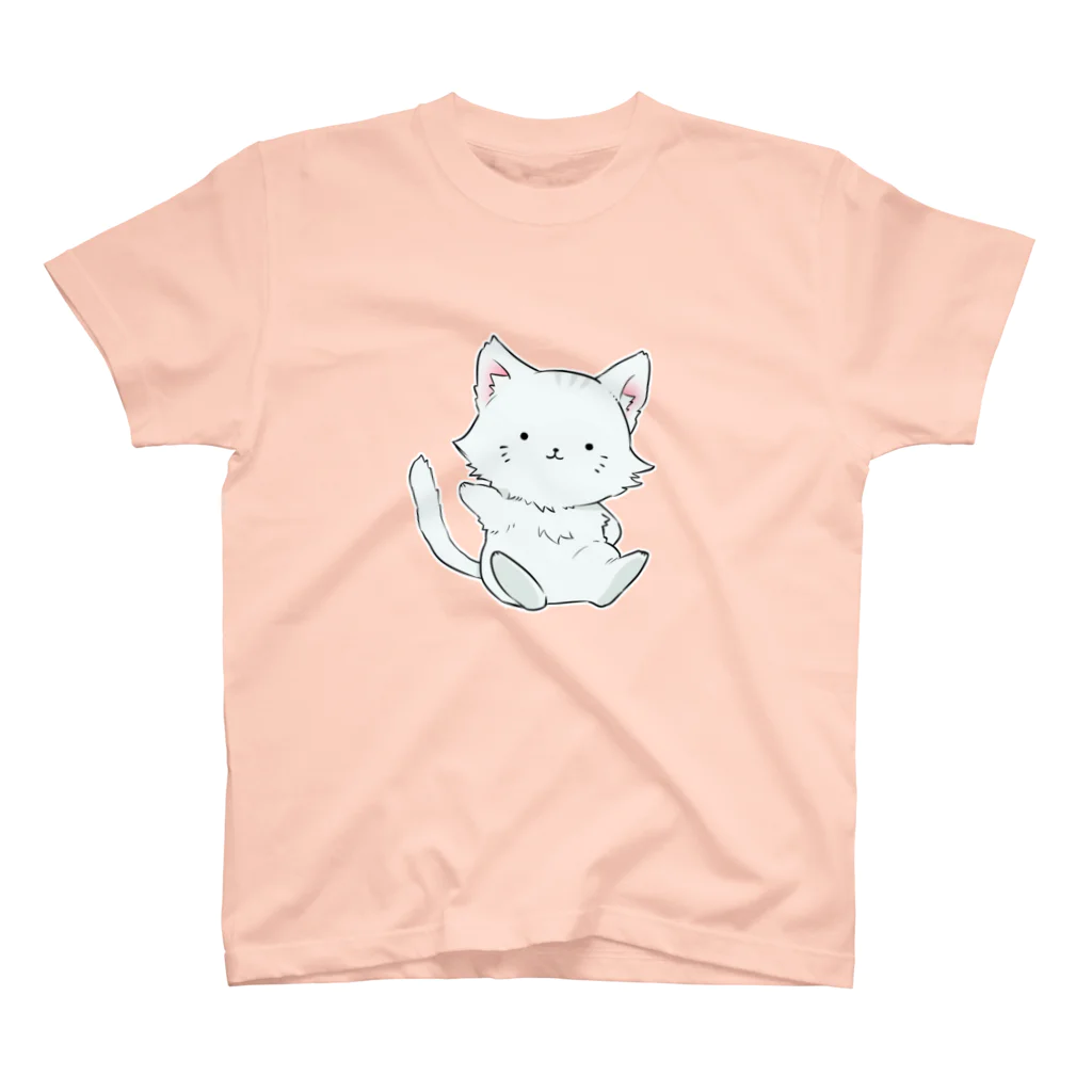 たてごとのこねこのすすちゃん Regular Fit T-Shirt