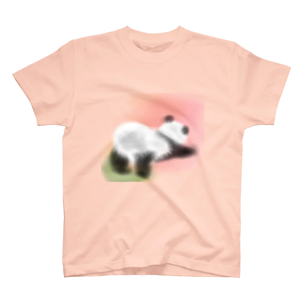 ぱすてらむぎこのパンダちゃんのおしり スタンダードTシャツ
