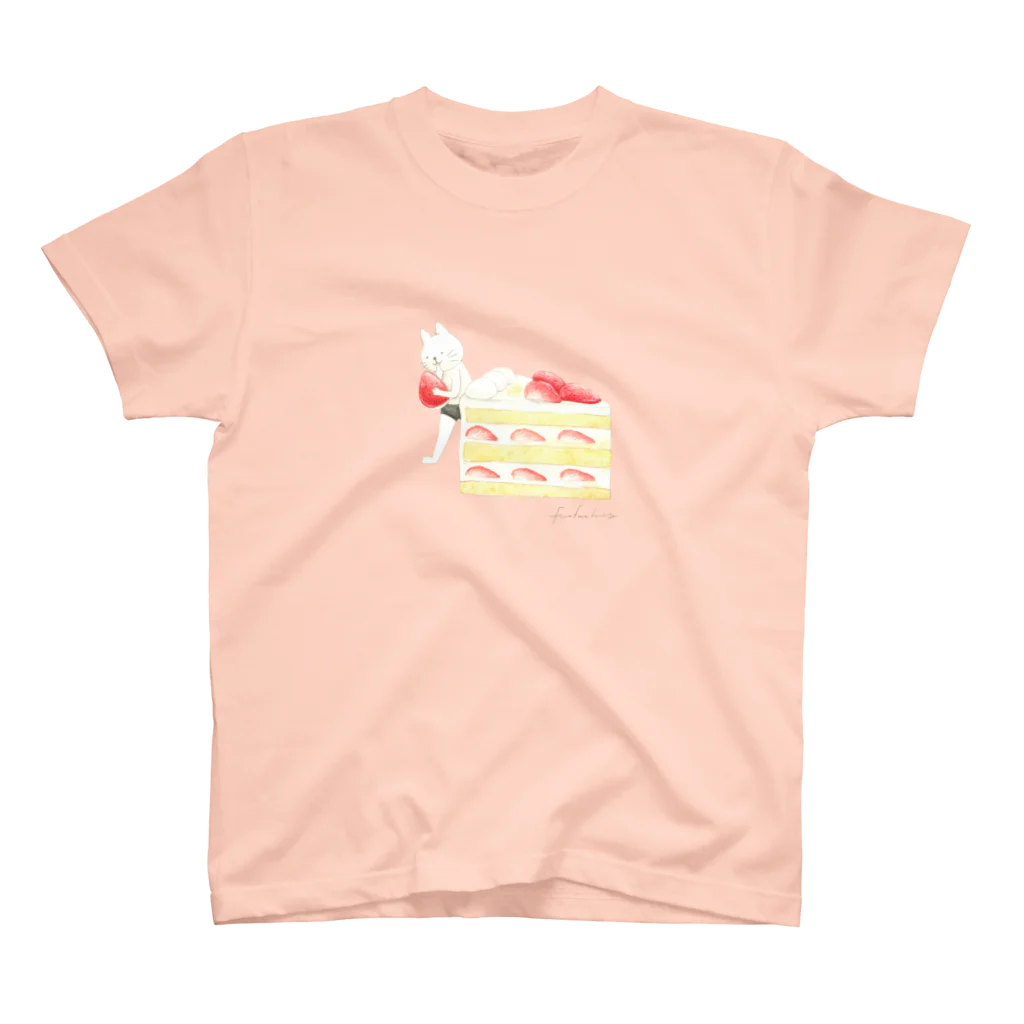 FWAFWA house+のネコぱんとショートケーキ  Regular Fit T-Shirt