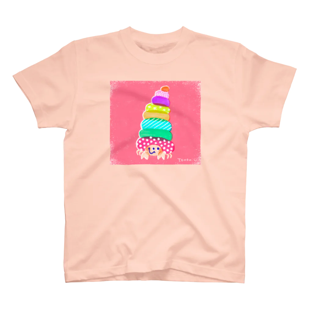 たはらともみのカラフルやどかり Regular Fit T-Shirt