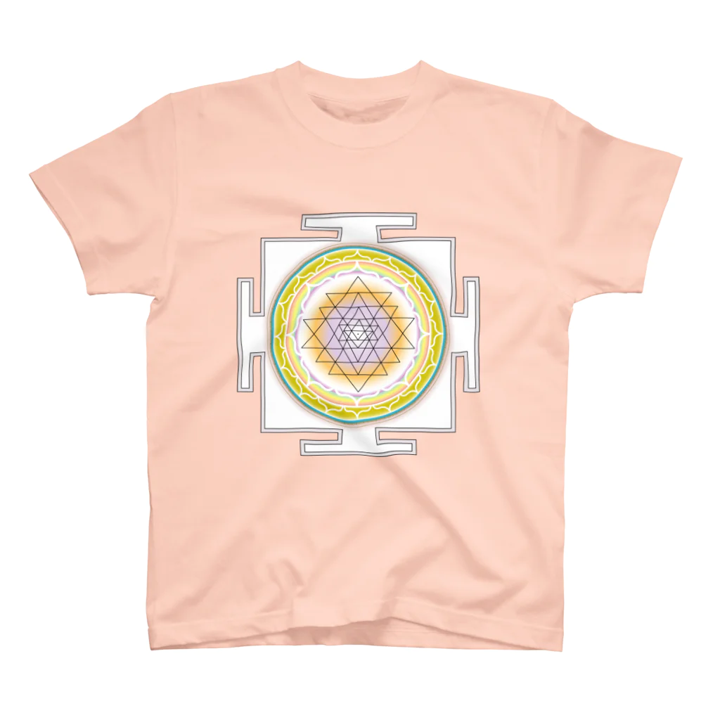 ソウルクレンジングサロン OM5の【ハキニムドラ】第三の目のチャクラを司る神の象徴 スタンダードTシャツ