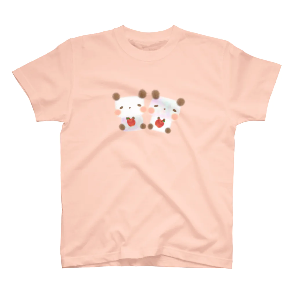 ぱすてらむぎこのりんご🍎パンダ Regular Fit T-Shirt