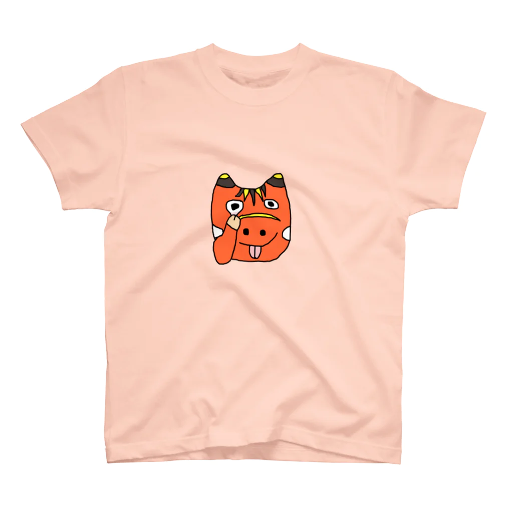 ロジローのあっかんべーこ【赤べこ】 Regular Fit T-Shirt
