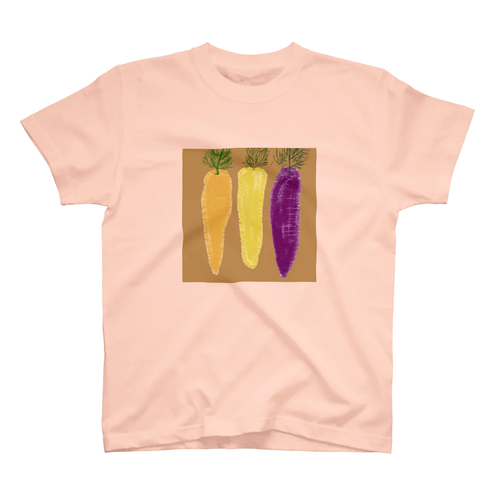 あかぐみのニンジン🥕いろいろ スタンダードTシャツ