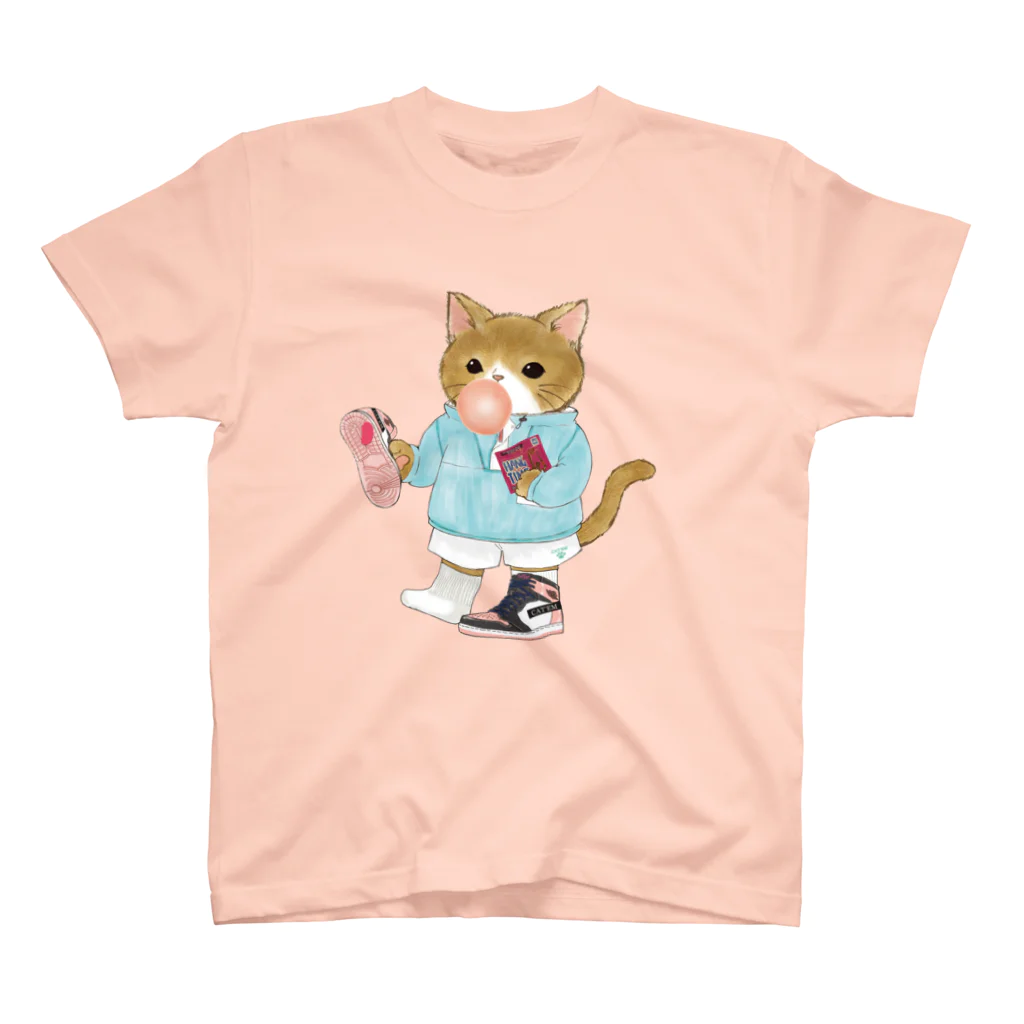 CAT'EM キャッテム　スニーカーを履いた猫のブランドのBALLOON CAT　スニーカーを履いた猫のブランド Regular Fit T-Shirt