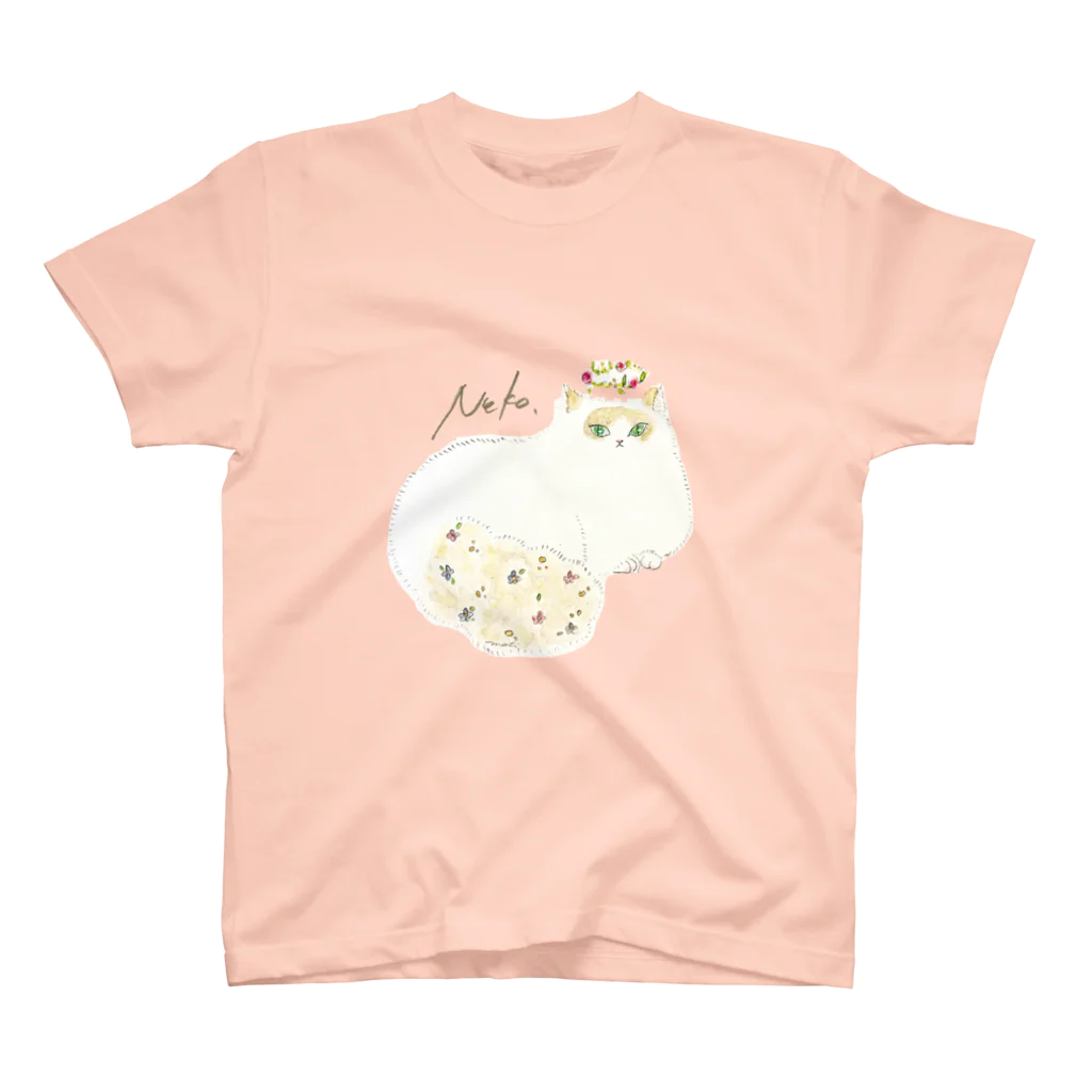 MAKIのお花畑のネコチャン スタンダードTシャツ