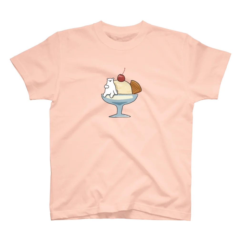 ホーリーモーリーギャラリーのバニラアイスが好きなしろくまくん Regular Fit T-Shirt