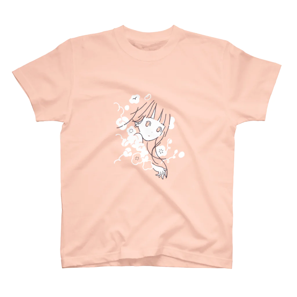 SANTABUNNY SUZURI SHOPのcotton girl Regular Fit T-Shirt