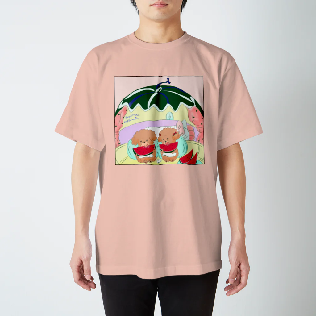 Berry & Pursers®︎ の♪   《Happy🍉Glamping》 Regular Fit T-Shirt