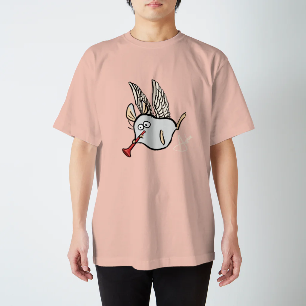 Líneas de aska “Askaの紙上絵”のChinchilla de ángel(チンチラエンジェル) スタンダードTシャツ